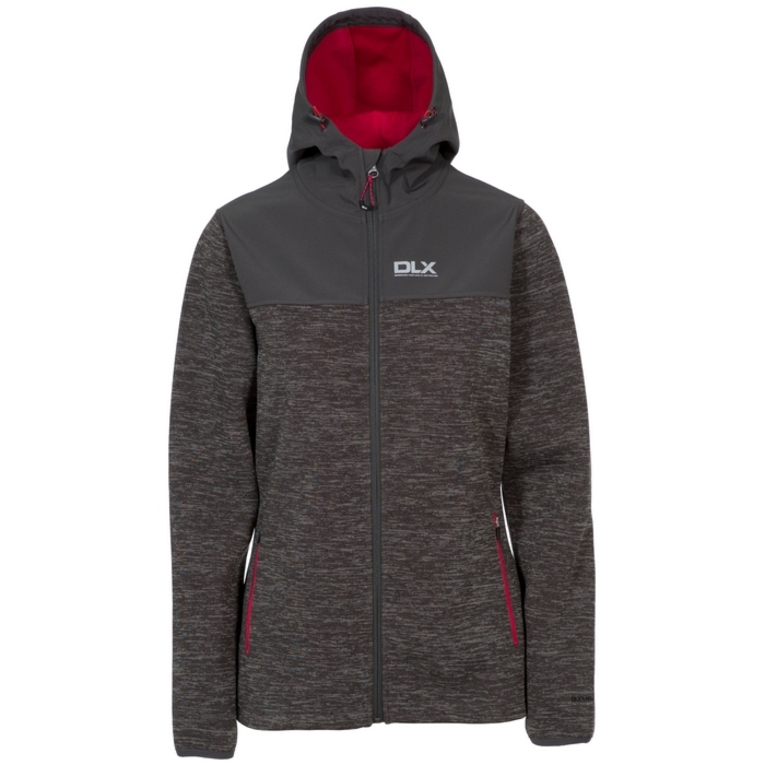 Kurtka softshell damska kirsti dlx trespass dark grey marl - m