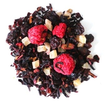 Sypana herbata owocowa MALINA rodzynki ananas hibiskus 200g