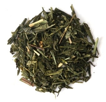 Liściasta herbata zielona sypana SENCHA LEMON BIO skórka cytryny 120g