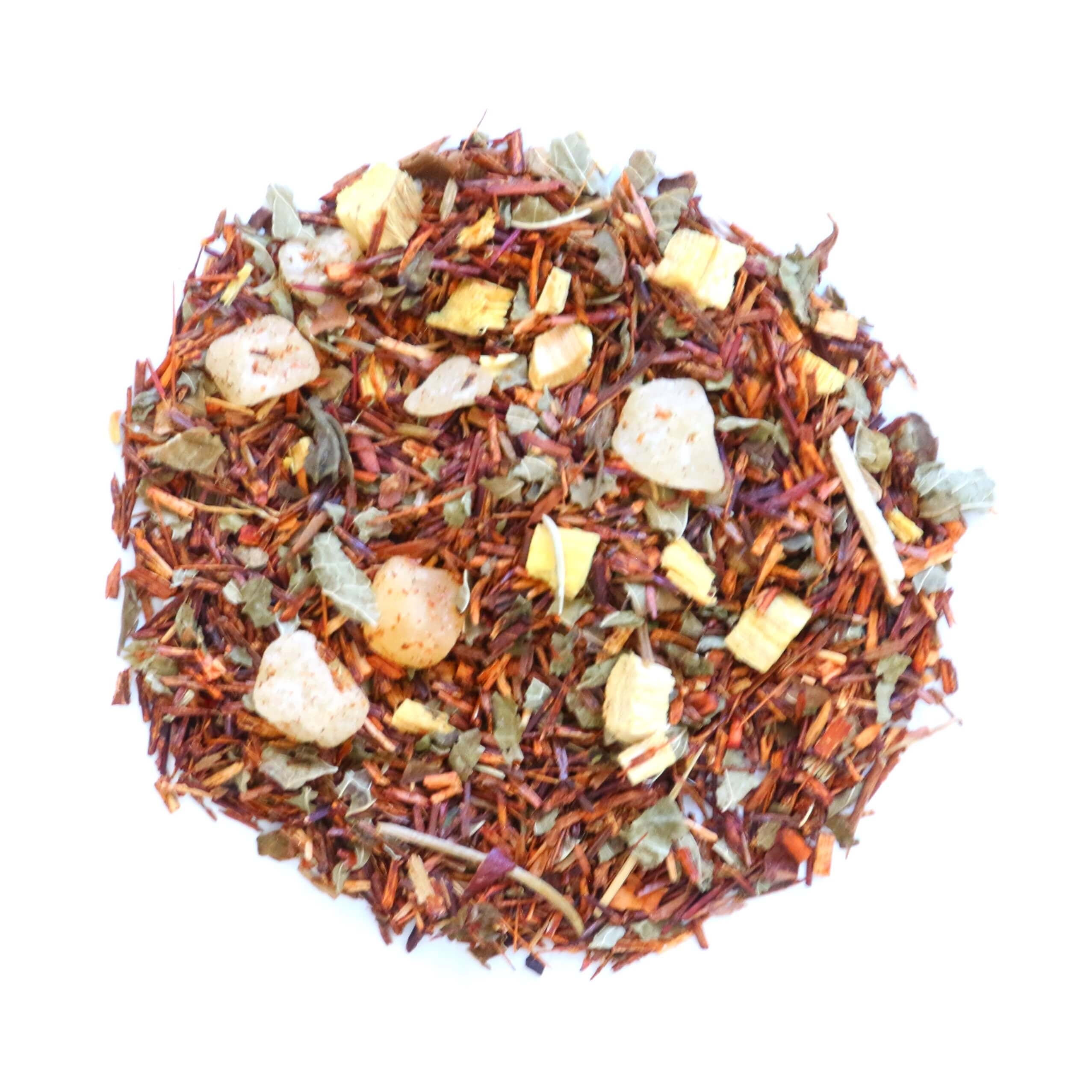 Herbata czerwonokrzew Rooibos SŁODKI ALOES ananas melisa 120g
