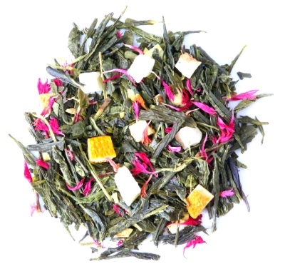 Liściasta herbata zielona sypana MONTICELLO papaja 120g