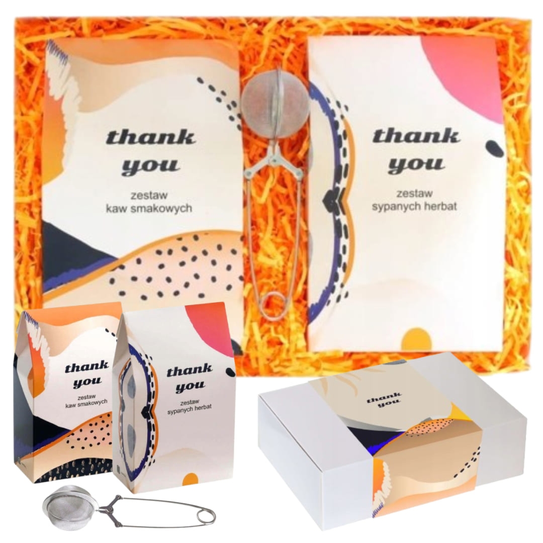Zestaw prezentowy "Thank You" box Kawa/Herbata