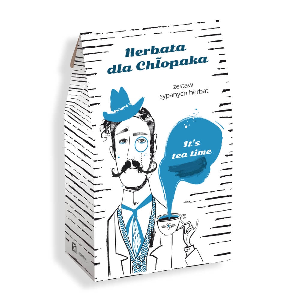 Gotowy zestaw prezentowy „dla Chłopaka“ herbata smakowa PREMIUM 10szt. prezent upominek na Dzień Chłopaka dla męża taty ojca mężczyzny faceta brata