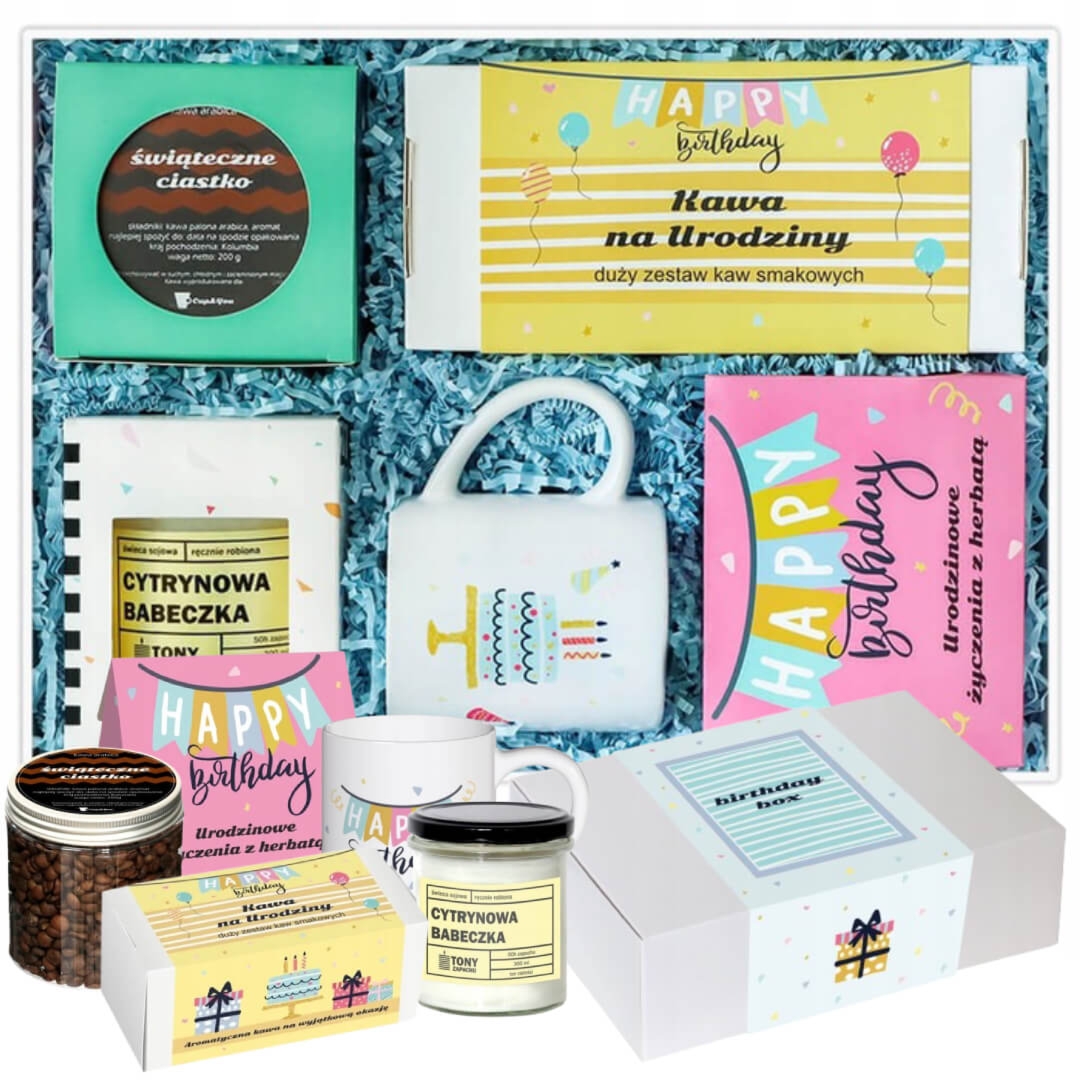 Zestaw prezentowy "Birthdaybox SŁODKA NIESPODZIANKA"