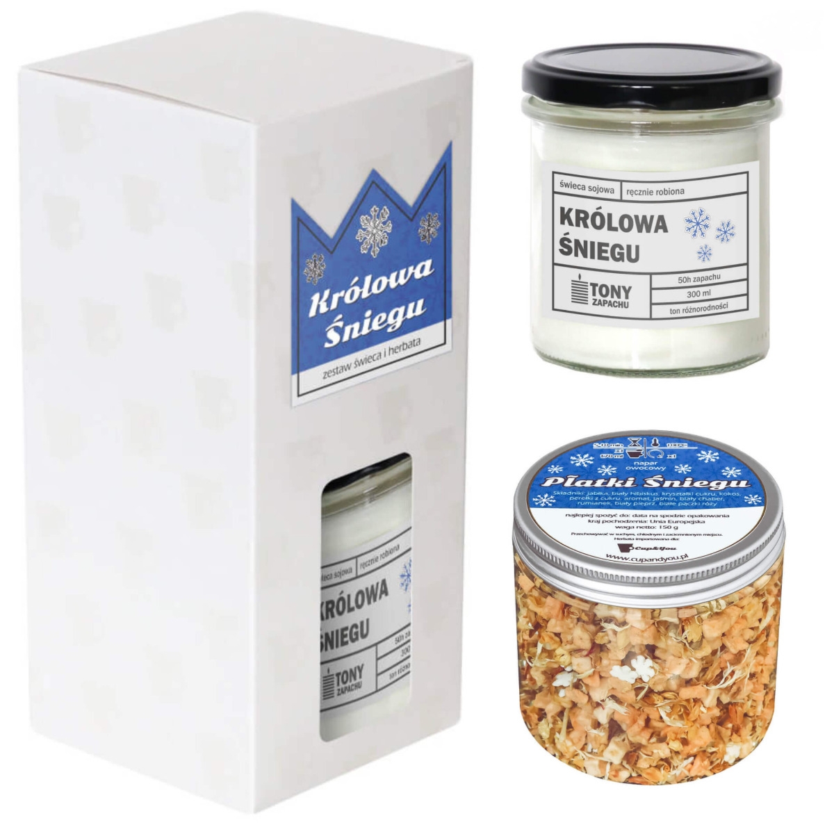 Zestaw prezentowy "Królowa śniegu"