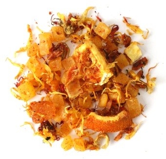 Sypana herbata owocowa MANGO TANGO kawałki pomarańczy ananas 220g