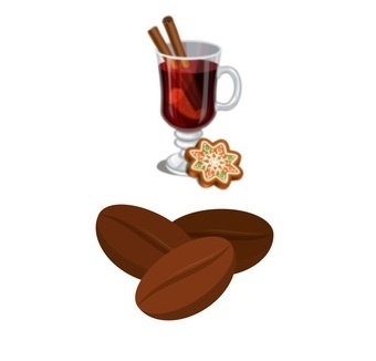 Kawa Arabica mielona lub ziarnista smakowa zimowy grzaniec 200g
