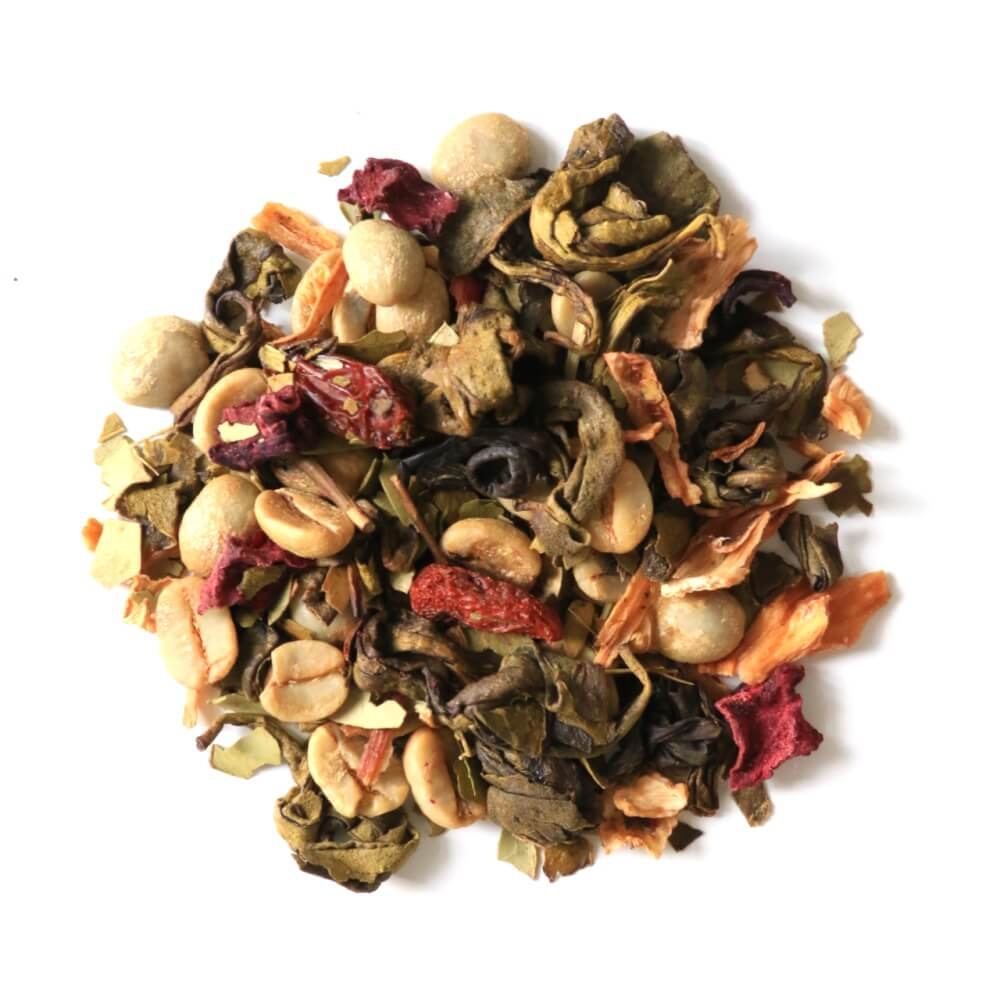 Liściasta herbata zielona sypana SIŁA fit mate Goji Acai hibiskus 150g