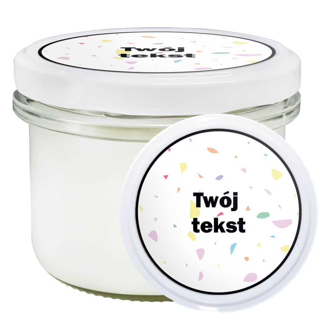 Świeca sojowa personalizowana