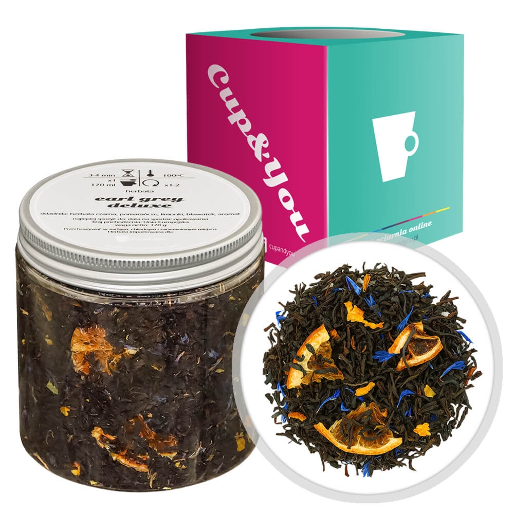 Herbata czarna EARL GREY DELUXE 120g