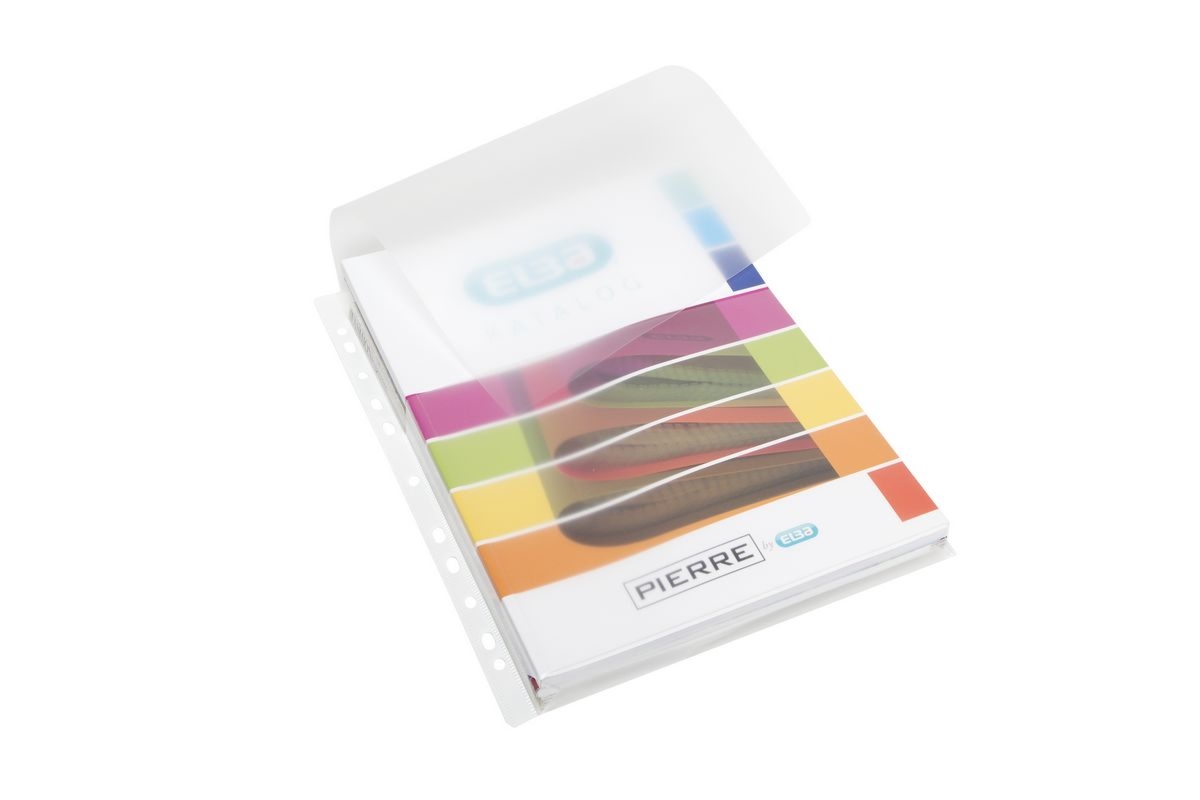 Koszulka foliowa na dokumenty A4 na katalogi rozszerzana 10 sztuk