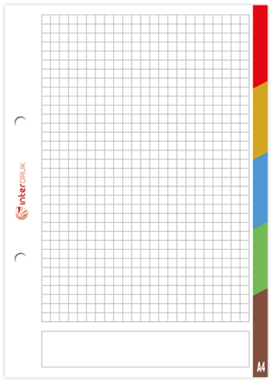 Wkład do segregator A5 lux registry Interdruk