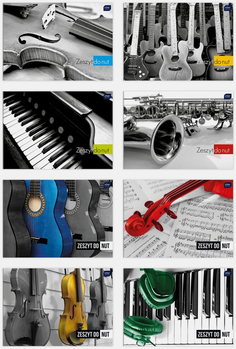 Zeszyt A5 do nut 16 kartek Interdruk