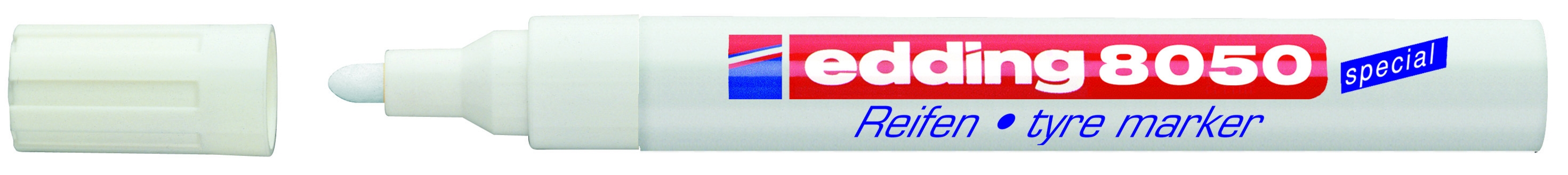 Marker do opon 8050 biały Edding