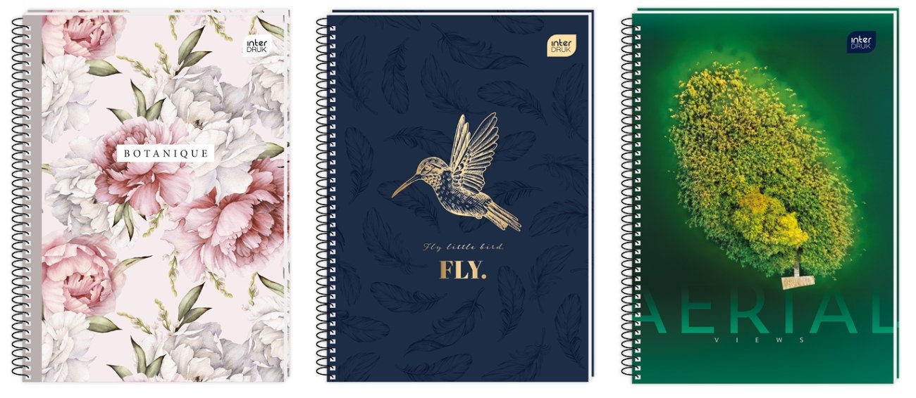 Kołonotatnik A4 120 kartek miękka okładka Interdruk