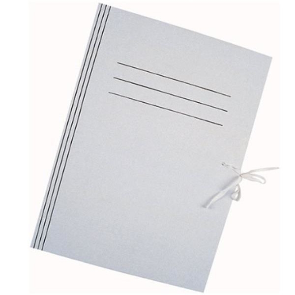 Teczka wiązana A4 350g bezkwasowa biała nadruk