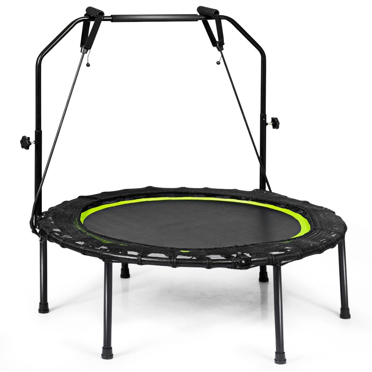 Trampolina z uchwytem do wicze fitness