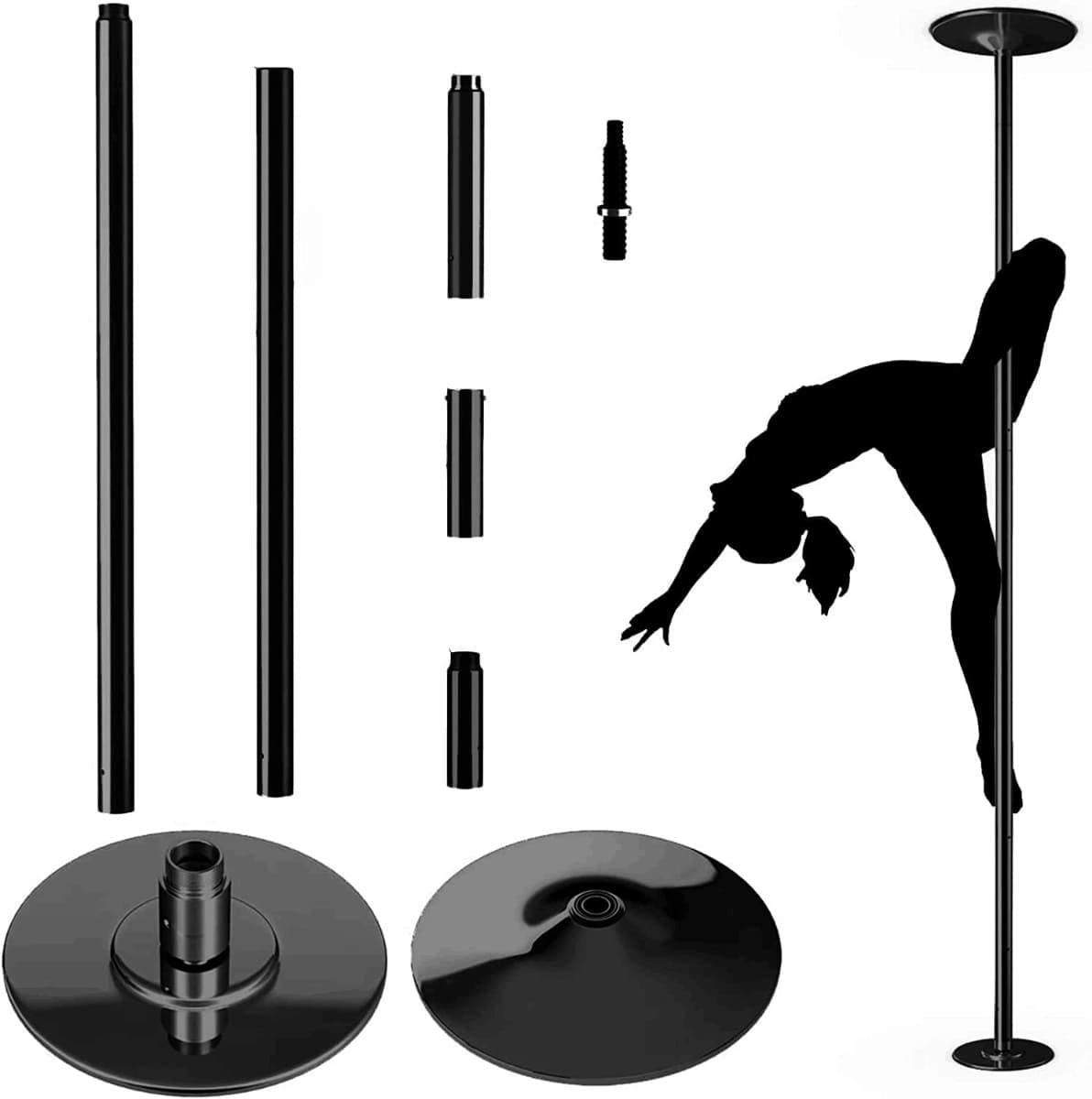 Rura do pole dance z regulacj 225 - 274 cm