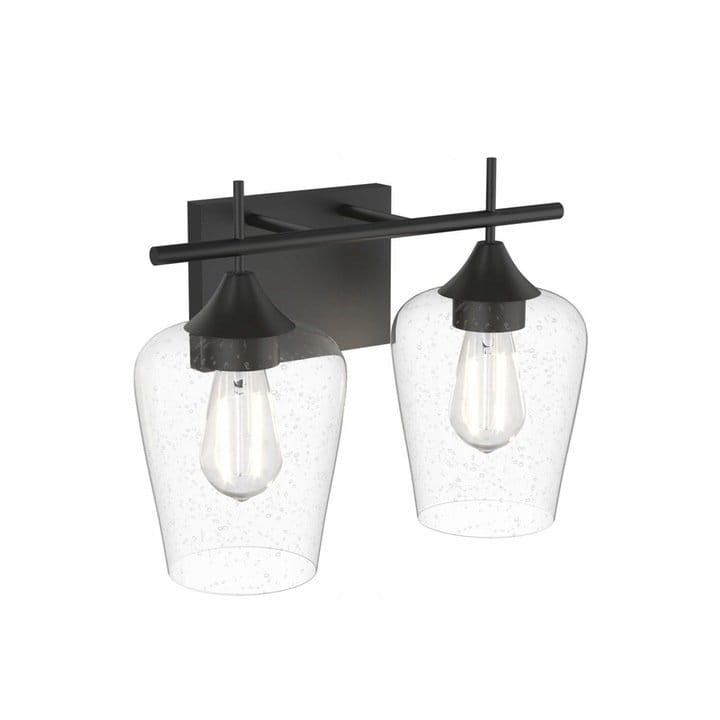 Lampa ścienna kinkiet z 2 kloszami Costway