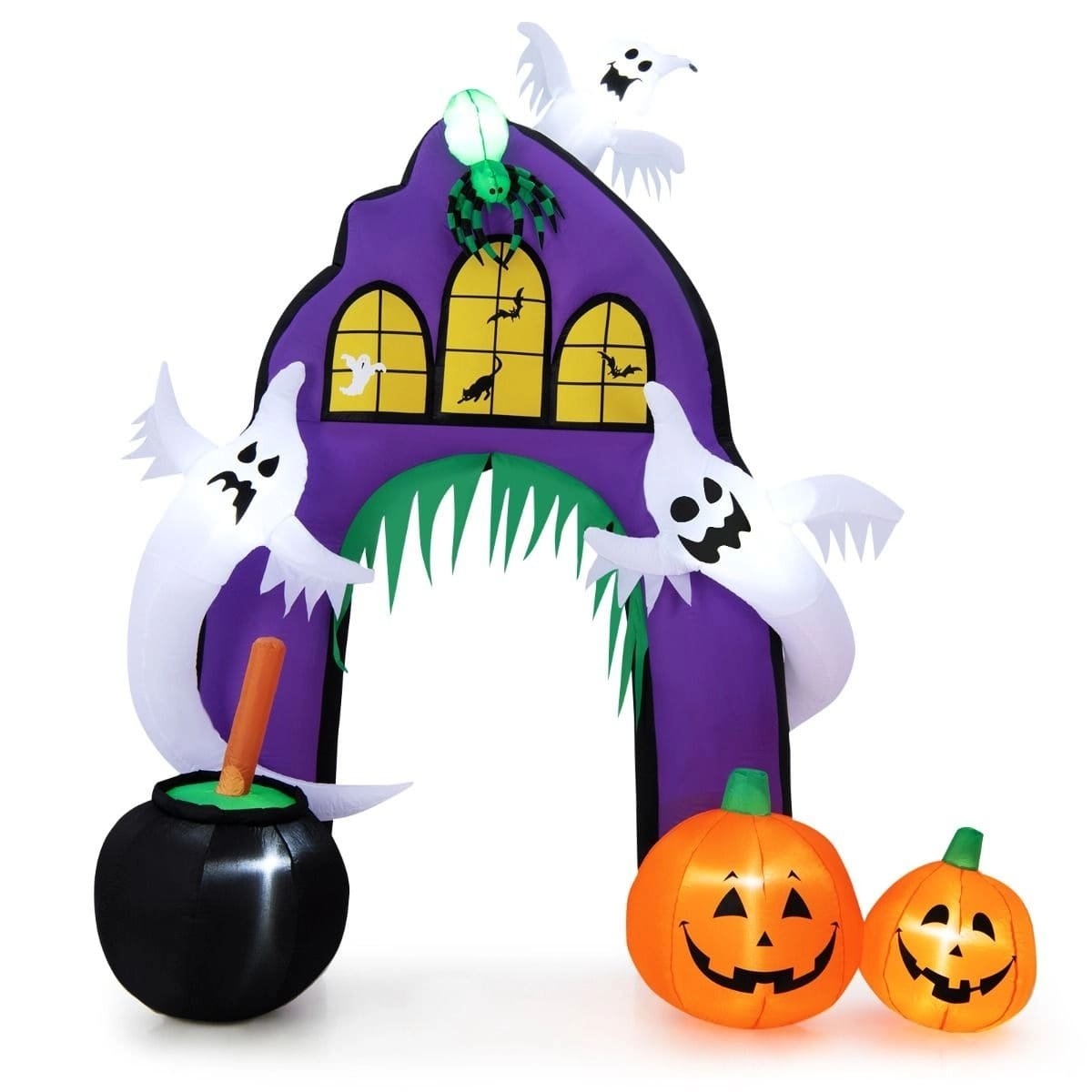 Dekoracja Halloween straszna brama LED 267 cm