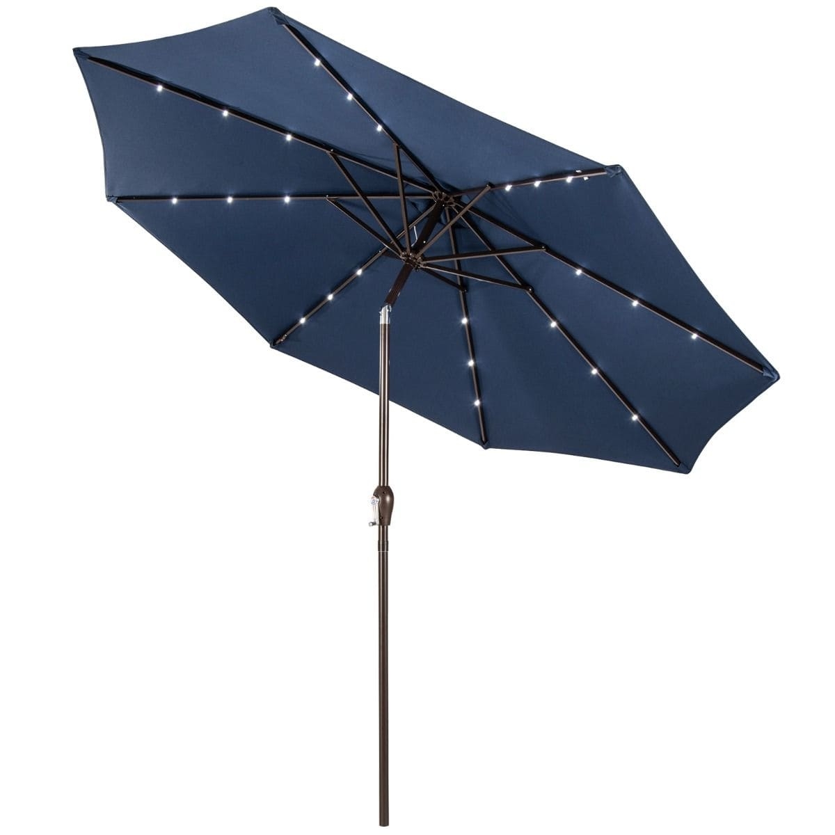 Parasol ogrodowy z solarnymi diodami led 300 cm