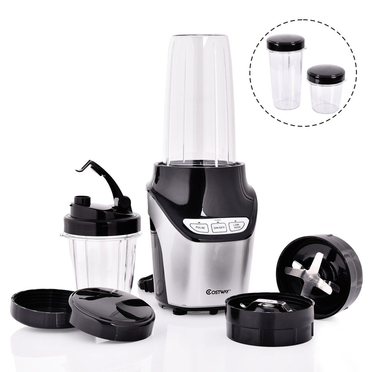 Blender kielichowy do koktajli mikser bidon 4w1