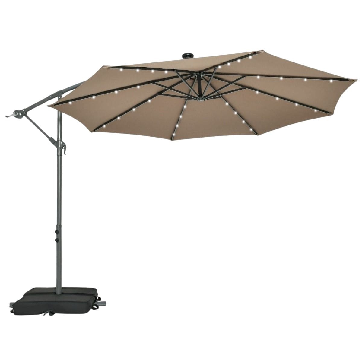 Parasol ogrodowy z owietleniem LED