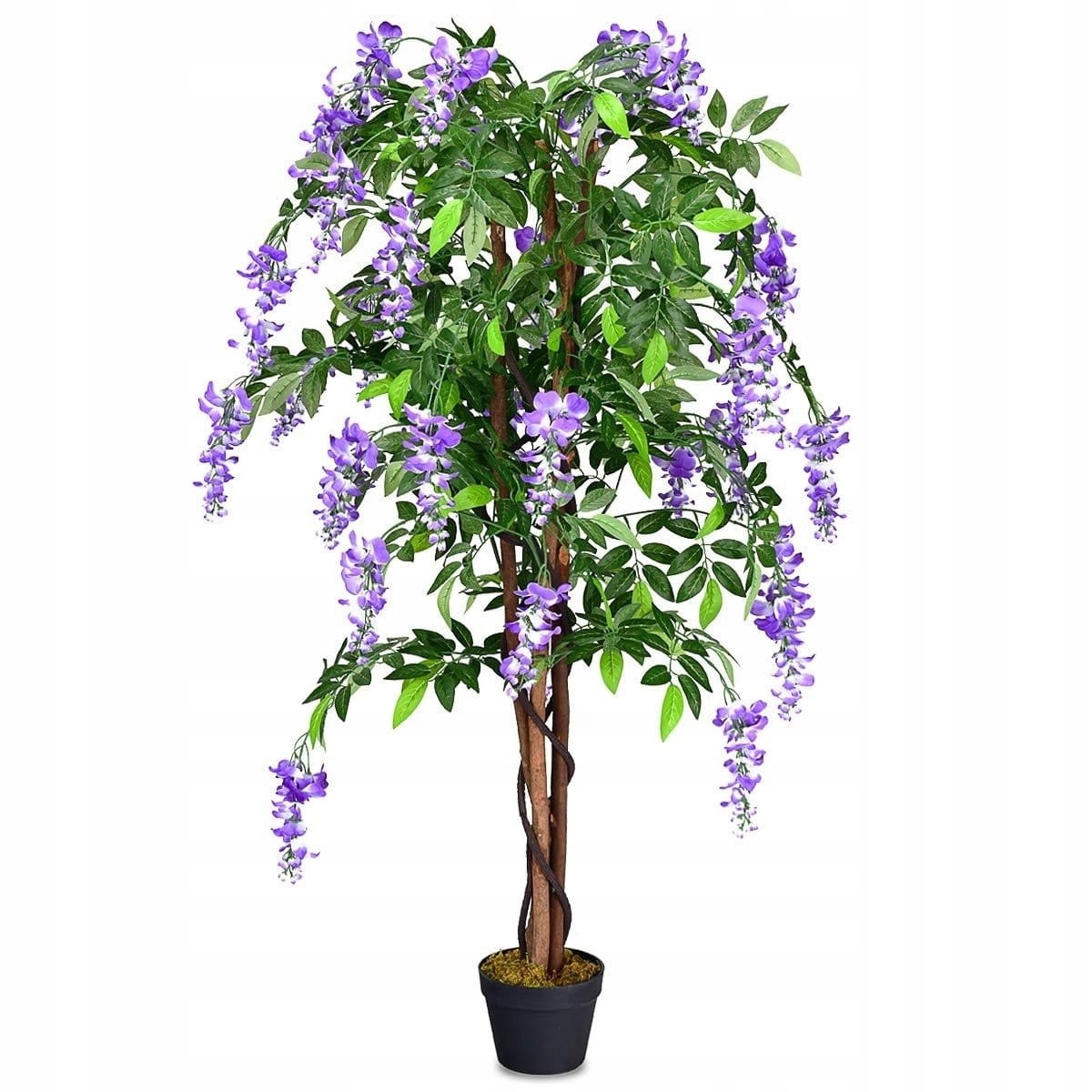 Sztuczna rolina drzewo z kwiatami wisteria 150cm