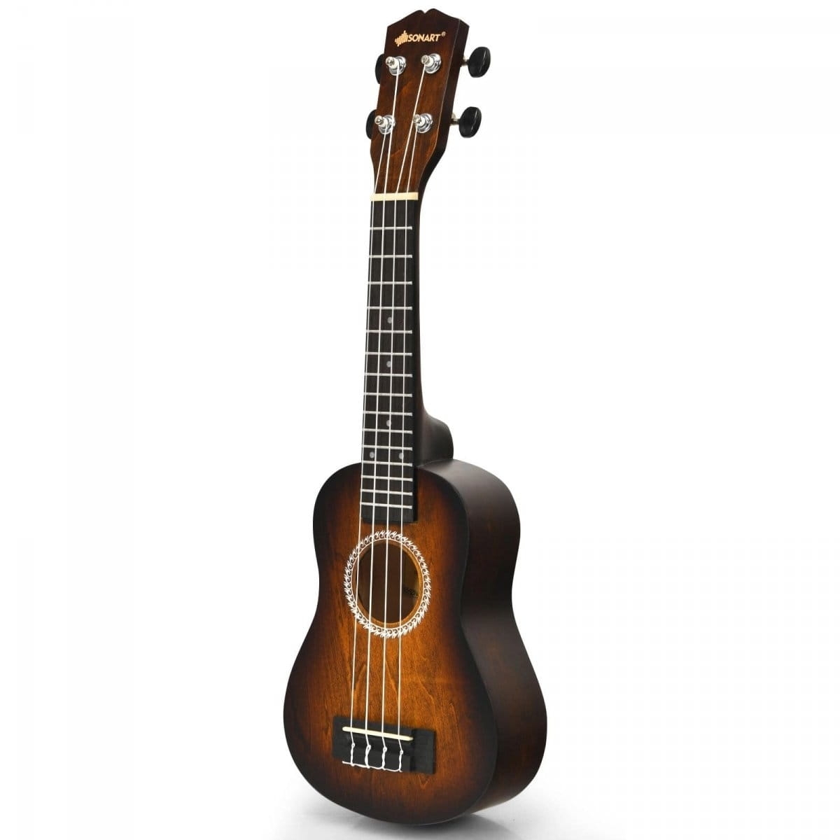 Drewniane ukulele zestaw 53cm