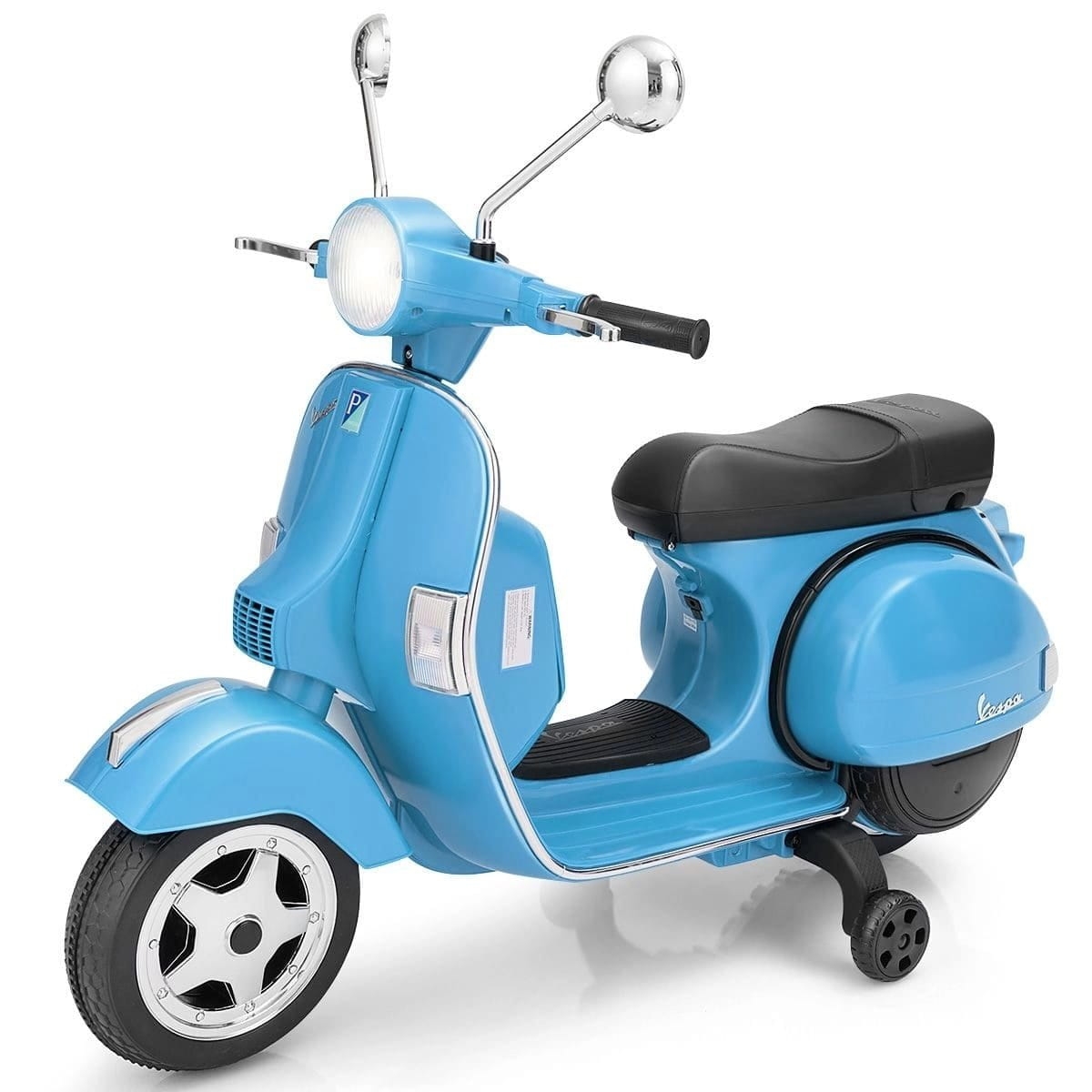 Skuter elektryczny Vespa dla dzieci 6 V LED