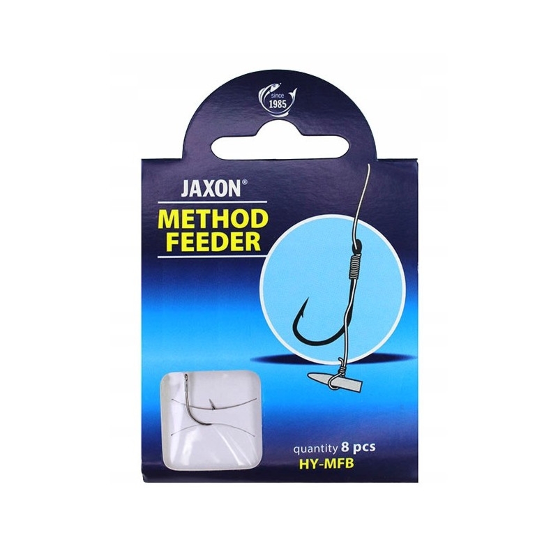 Haczyk Wiązany Jaxon METHOD FEEDER Z PRZYPONEM HY-MFB04
