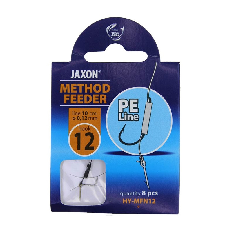 Haczyk Wiązany Jaxon METHOD FEEDER NA PLECIONCE HY-MFN06