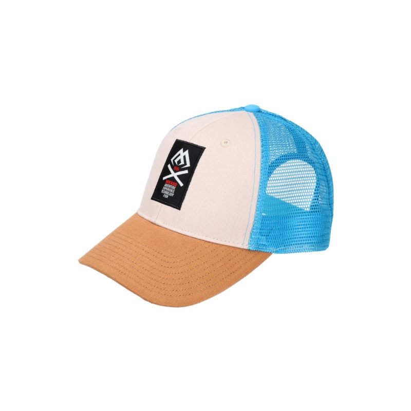 Mikado Czapka Z DASZKIEM - TRUCKER - ADVENTURE - NIEBIESKA