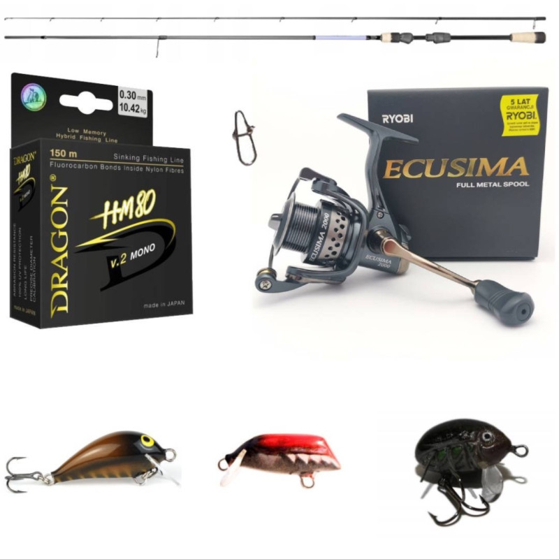 Zestaw spinningowy na klenia ACTIVE - dla aktywnych wędkarzy