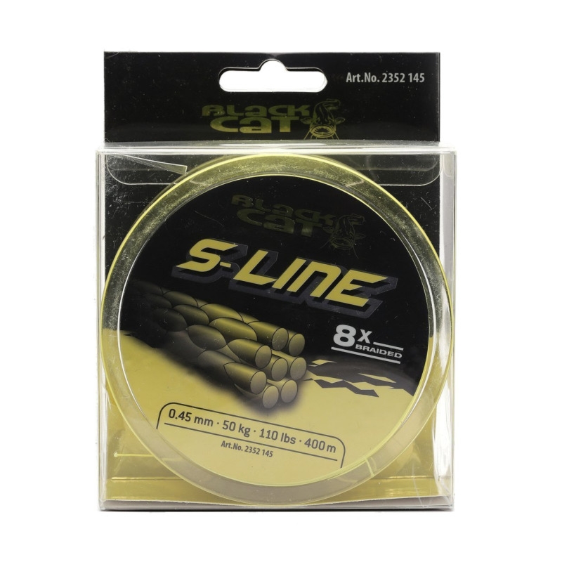 PLECIONKA BLACK CAT S-LINE 0.55MM 450M 70KG ŻÓŁTA 2352155