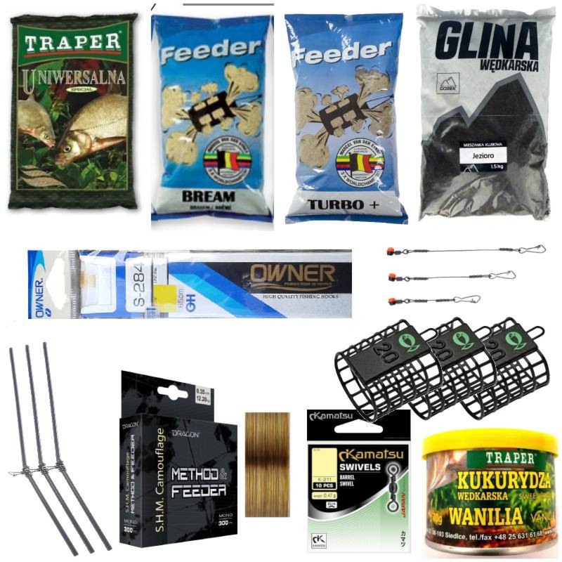 Zestaw akcesorii feeder PRO - dla ogarniętych łowców