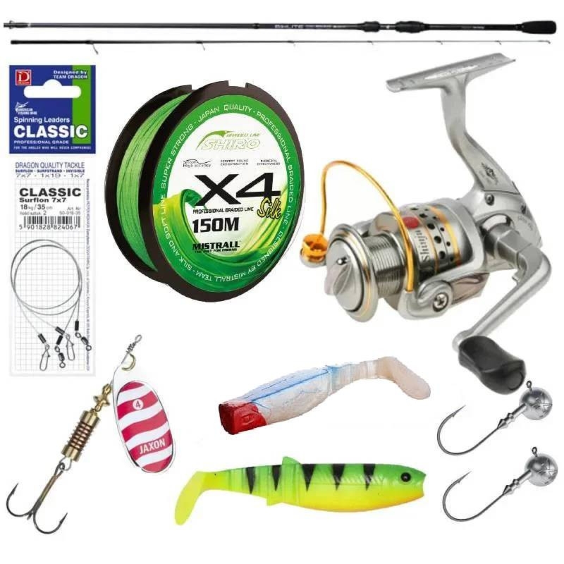 Zestaw spinningowy NA SZCZUPAKA START - dla początkujących