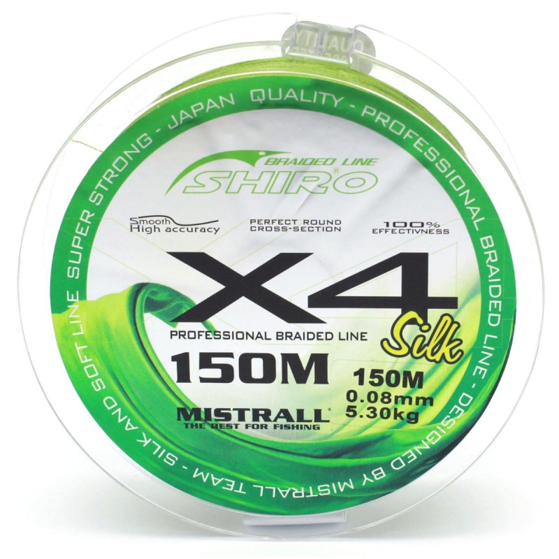 PLECIONKA MISTRALL SHIRO 150M (ZIELONA) 0.08MM