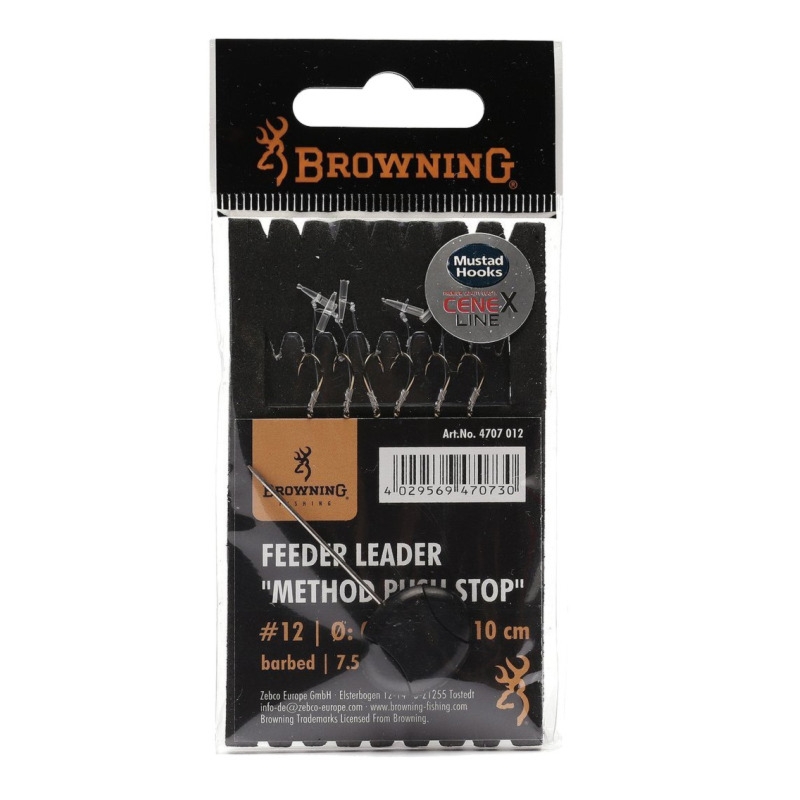 Przypon Browning Feeder METHOD PUSH STOP NR.12 10CM 0.20MM 3.4KG 4707012
