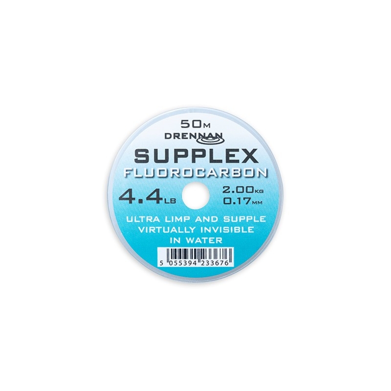 Żyłka Drennan Supplex FLUOROCARBON 0.17MM 50M 1.99KG 4.4LB LCSPXF044