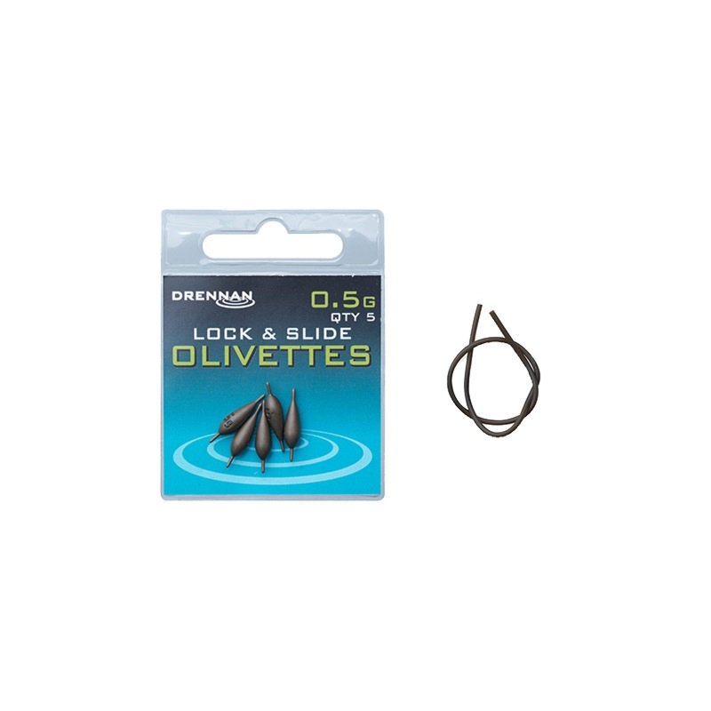 Ciężarek Ołowiany Drennan LOCK & SLIDE OLIVETTES 0.5G TOOLS050