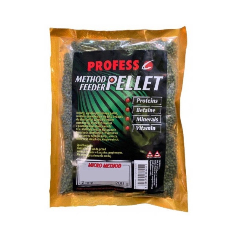 Profess Pellet Micro Method – AMUROWY 2 mm 200 g