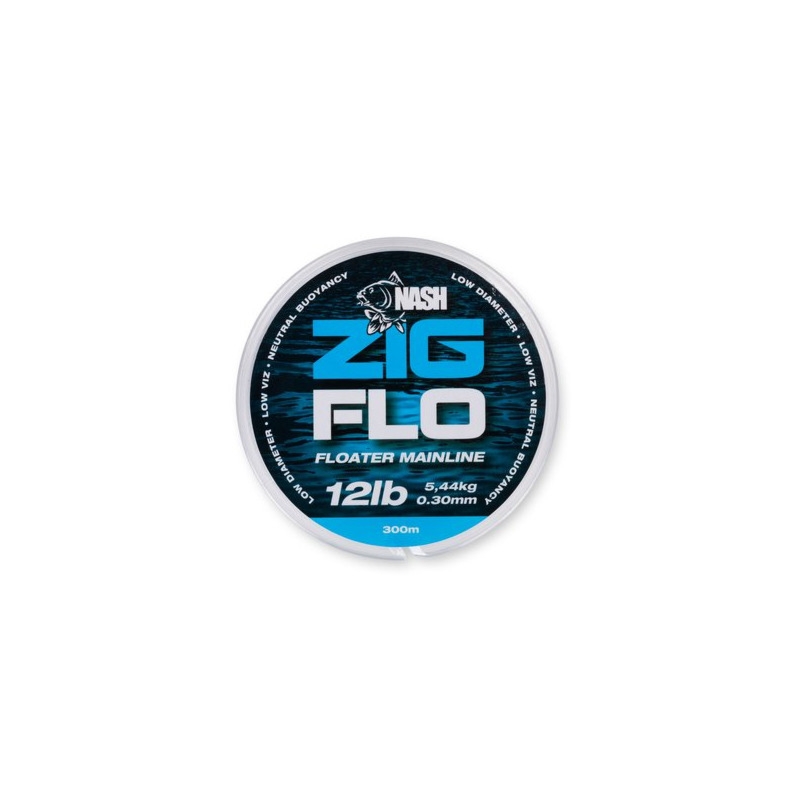 Nash Zig Flo 12lb 0.30mm 300m