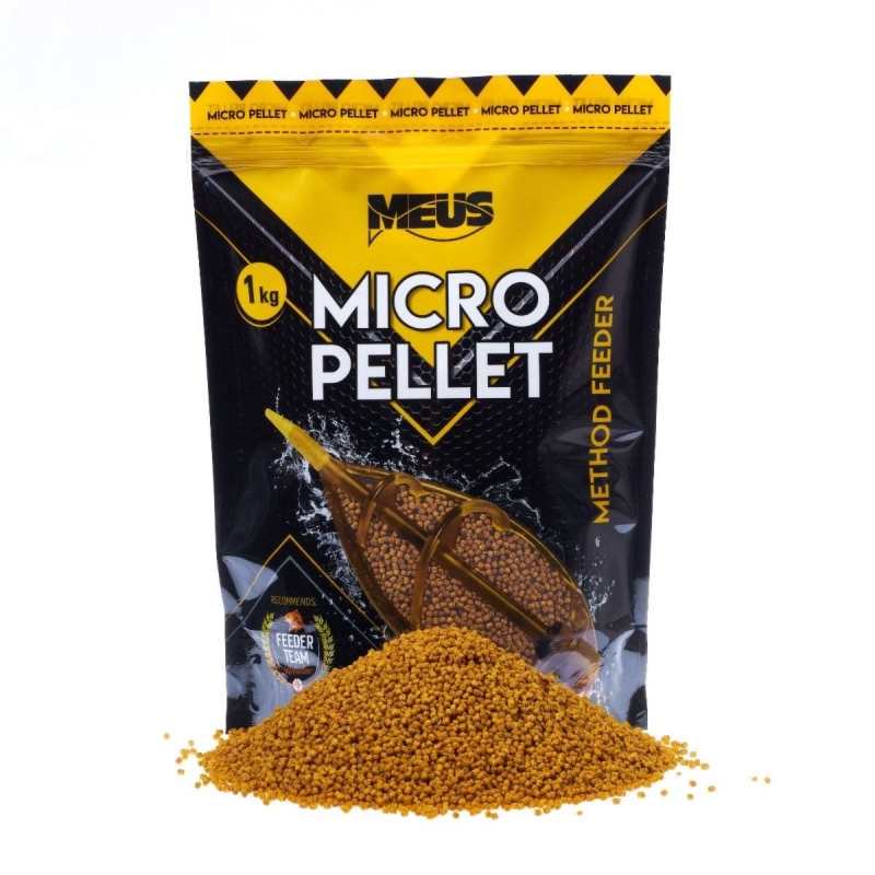 Meus Pellet Durus 2mm Micropellet Kukurydza 1kg folia