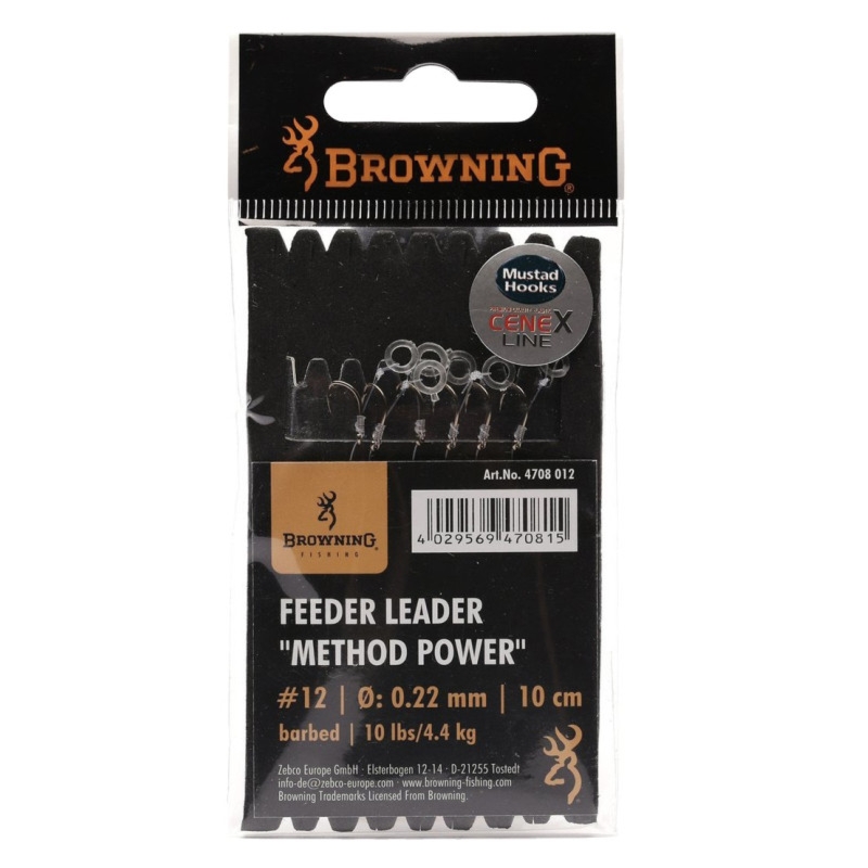 Przypon Browning Feeder Method Power Pellet Band Nr.14 10cm 0.22mm