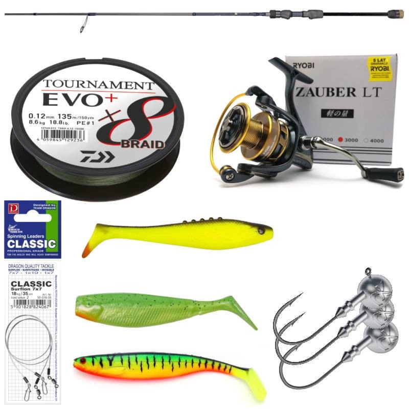 Zestaw spinningowy NA SANDACZA PRO - dla ogarniętych łowców