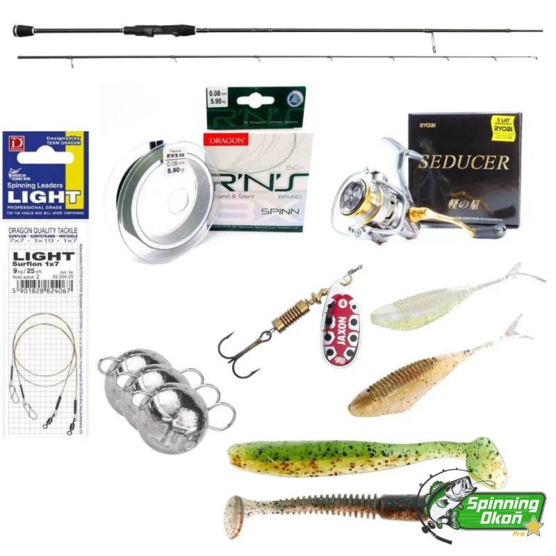 Zestaw spinningowy NO OKONIA PRO- dla ogarniętych łowców