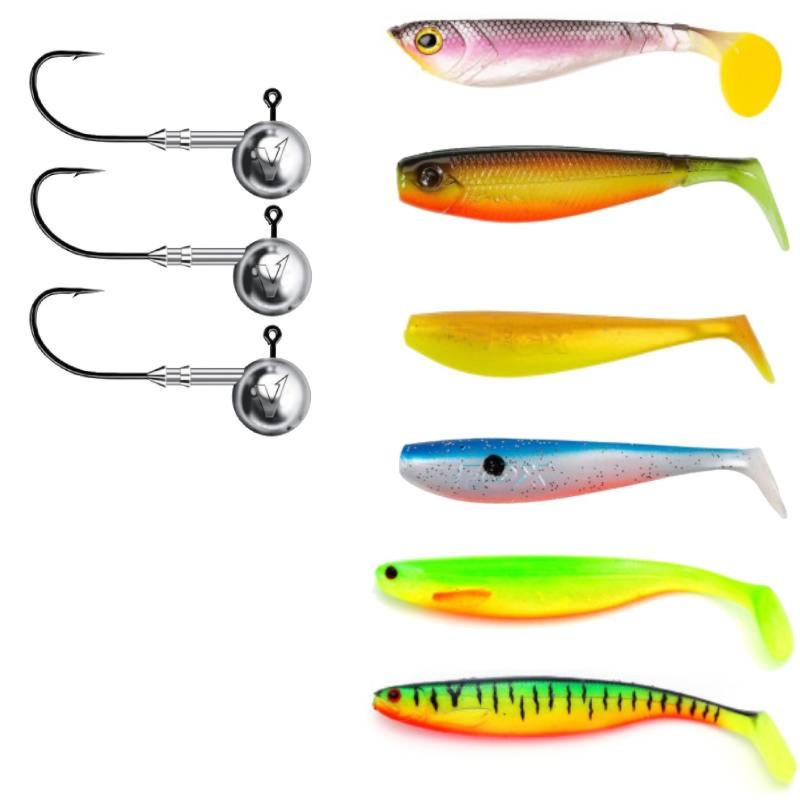 Zestaw przynęt na sandacza START - dla początkujących