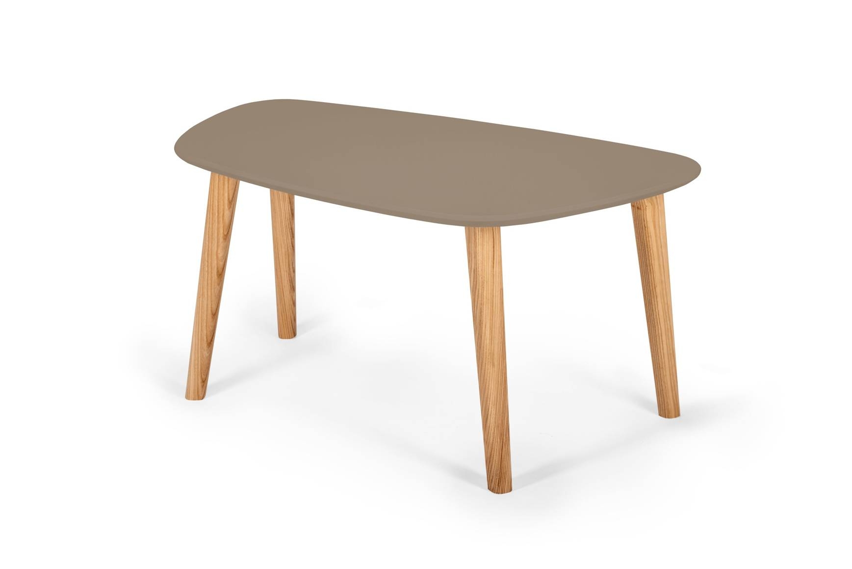 Stolik Kawowy Endocarp 80x48x40cm - Bobrza Glina / Jesion