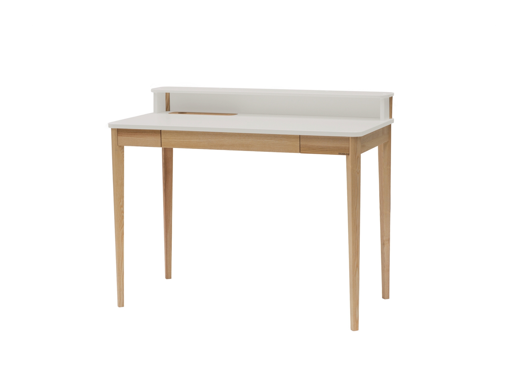 Biurko ASHME Jesionowe 110x56x75cm - Jasnoszare